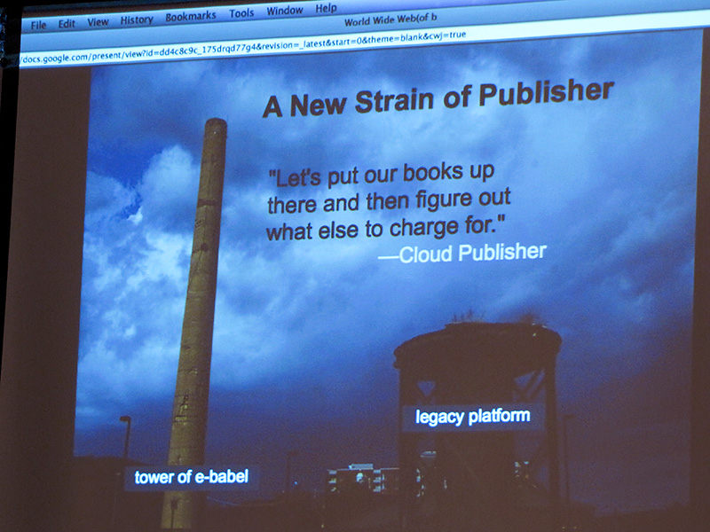 Goodreads - Cloud publisher, tower of e-babel