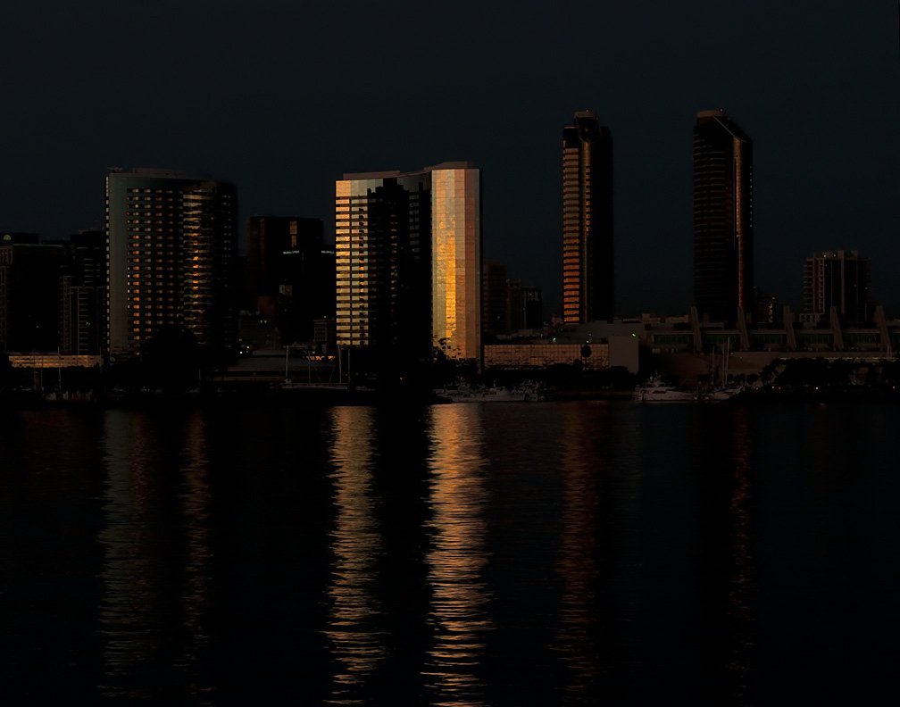 A Late Sunset Reflection