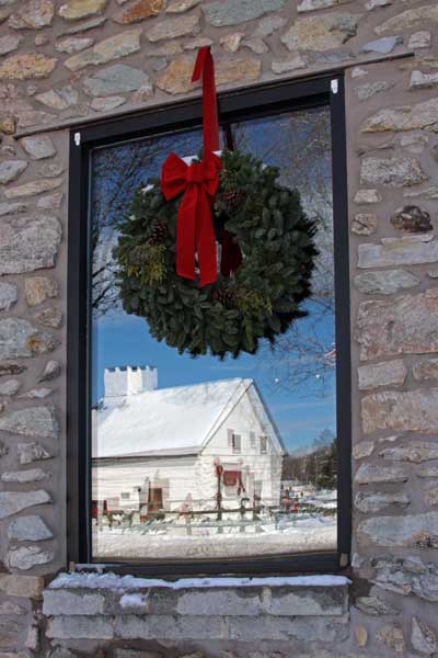 Log House Reflection