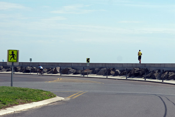 Walking on Air on the Seawall