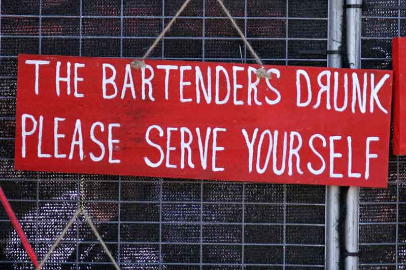 Bartenders Drunk