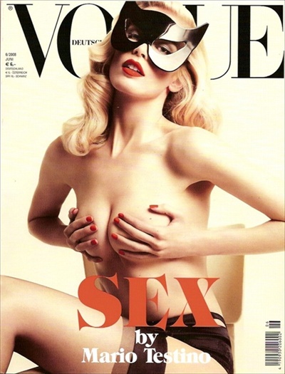 Claudia Schiffer for Vogue