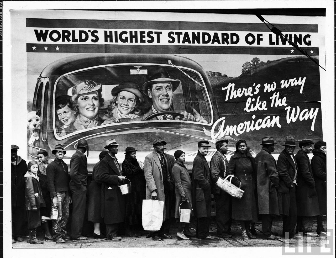 Margaret Bourke-White /1904-1971/: Worlds Highest Standard of Living, 1937