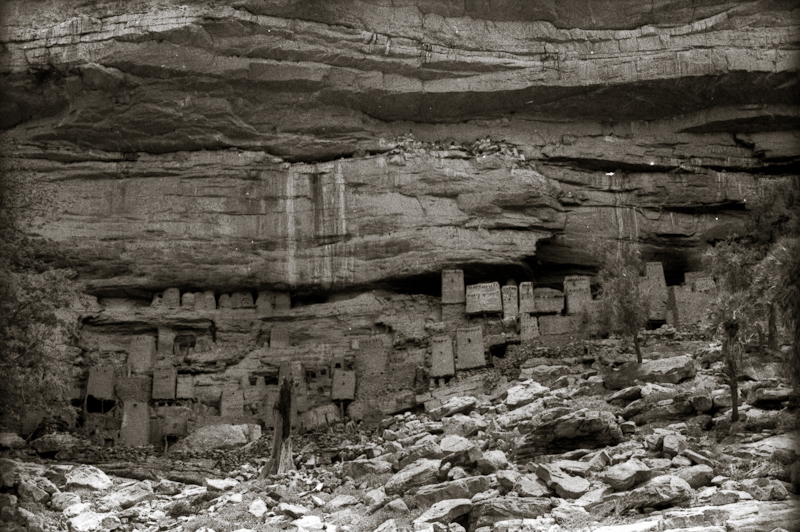 Dogon grain storage, Mali, 1980