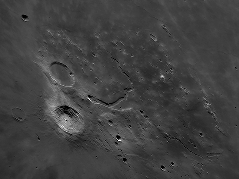 Aristarchus and Vallis Schroteri  UD: 2009-09-13 UT: 10:47