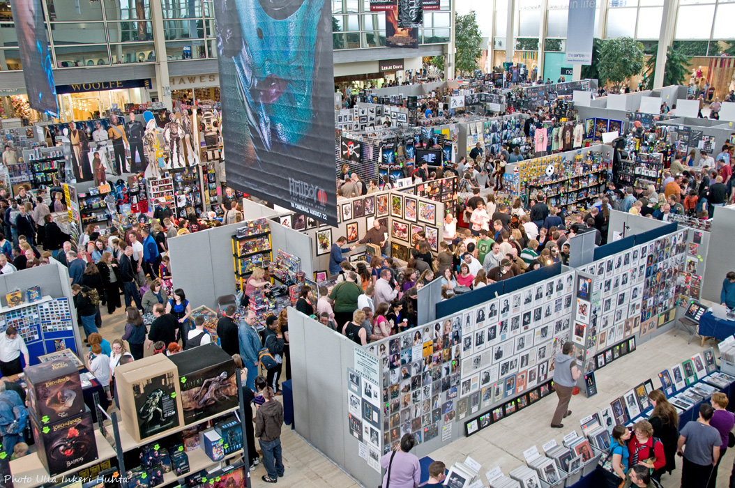 Half of the stalls at Collectormania 13