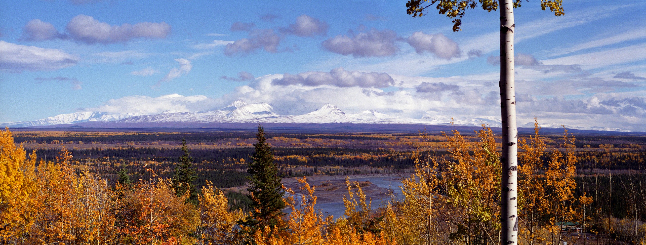 Wrangell Mountains stitched panorama 
