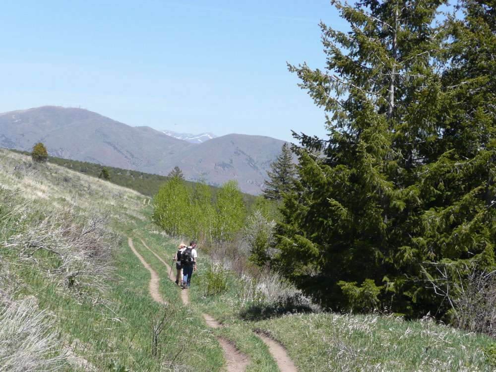 Hikers on Gibson Jack Trail P1020587.jpg