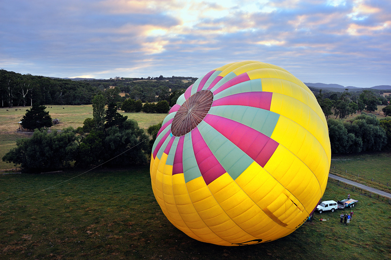 Balloon Flight - Over the Yarra Valley - Victoria