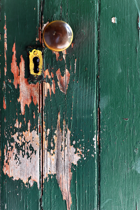 Door and old paint