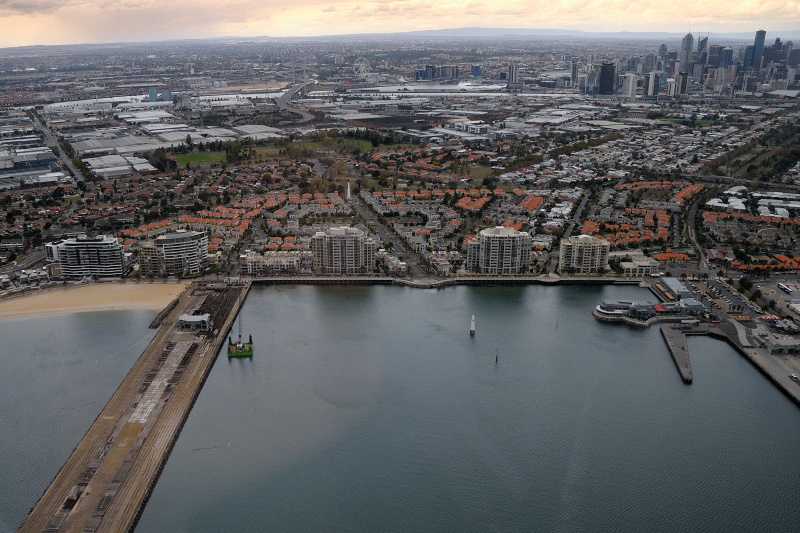 Melbourne by helicopter