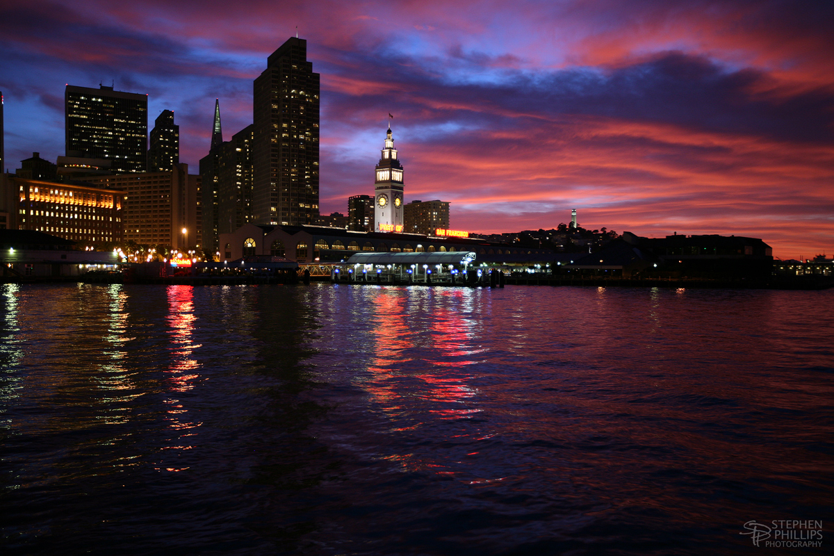 Super Sunset in San Francisco - Alternative View