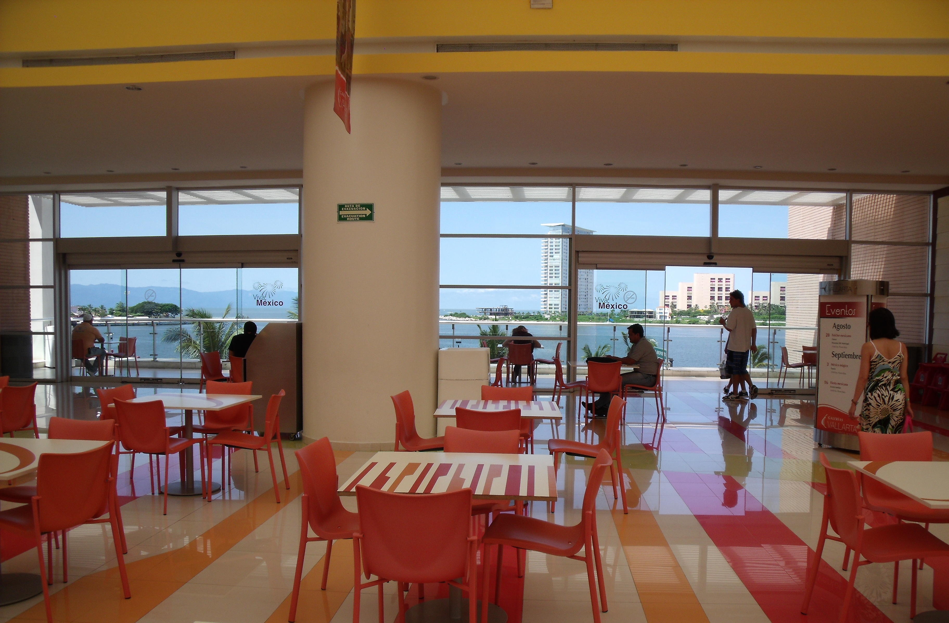 Fast food with nice view