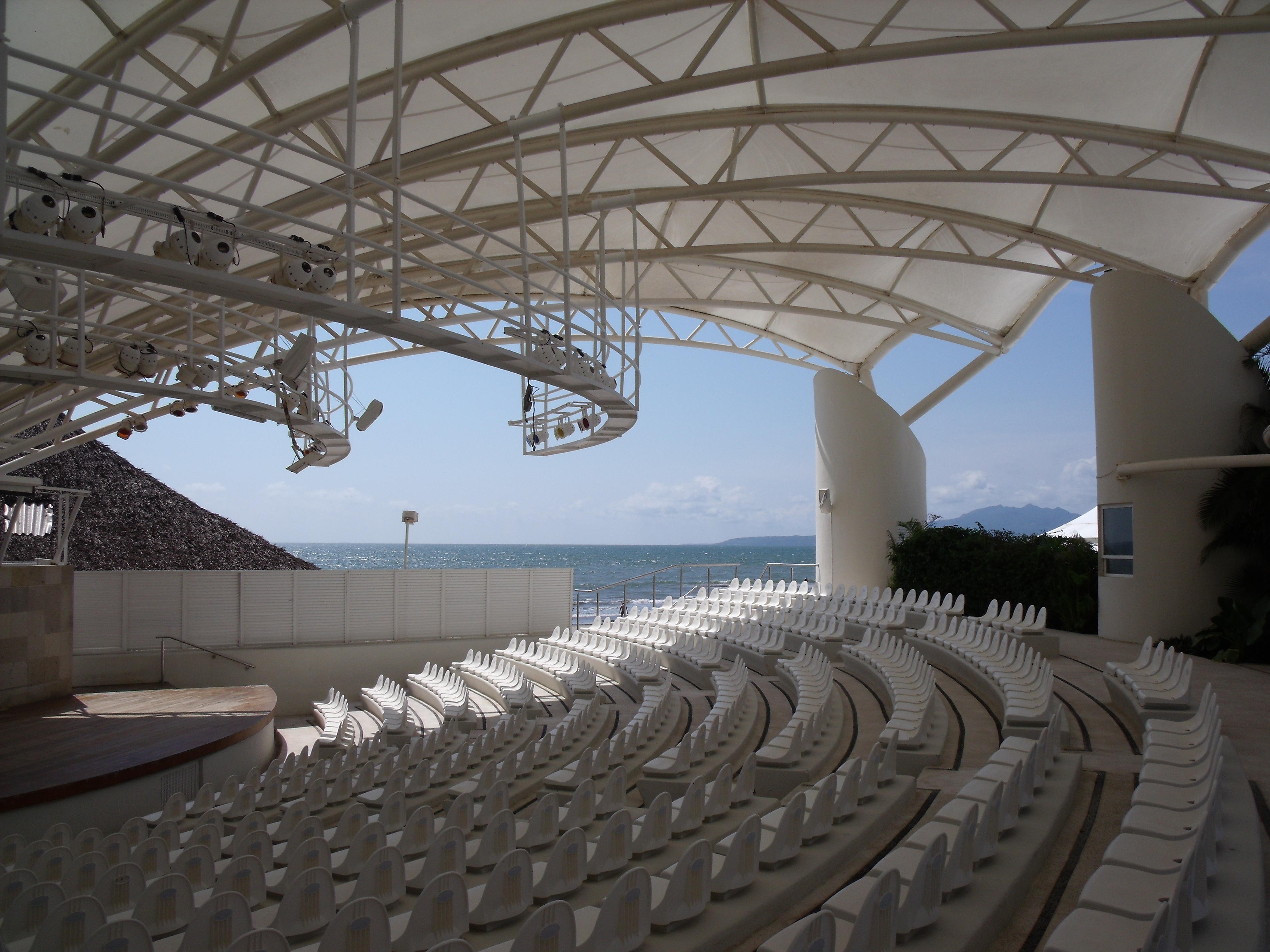 No air conditioning needed for this resort theatre
