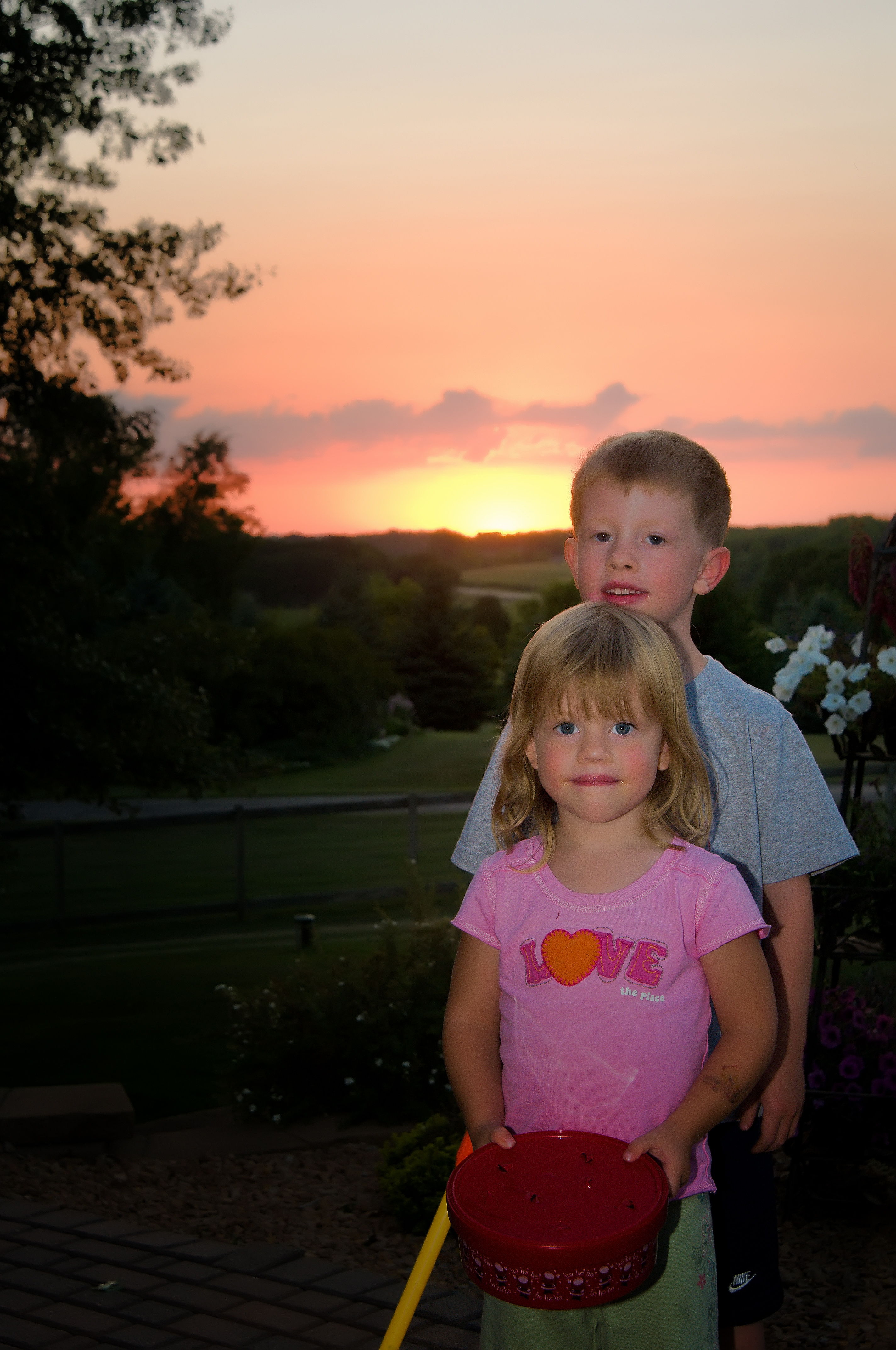 Sunset on my angels