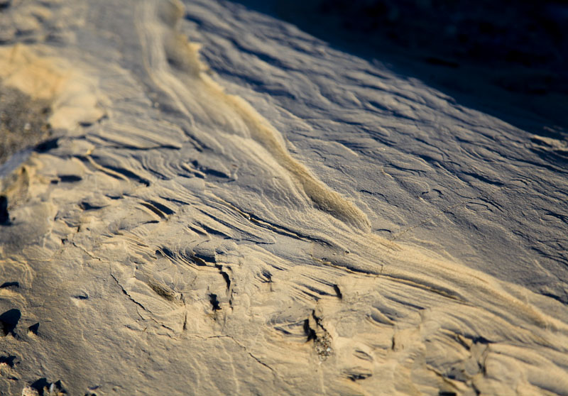 Patterns in hard pan