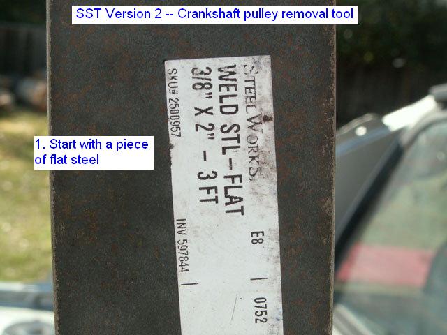 Olsen (Skaughtto) Crank Pulley Tool - Homemade SST Version 2