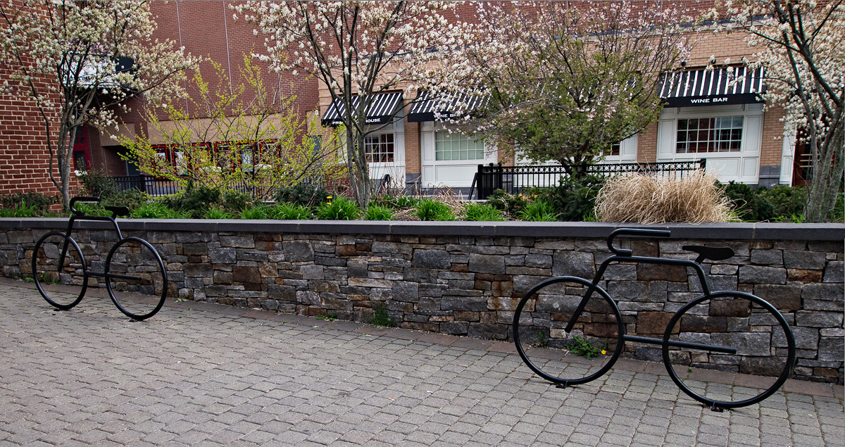 Bike rack sculptures