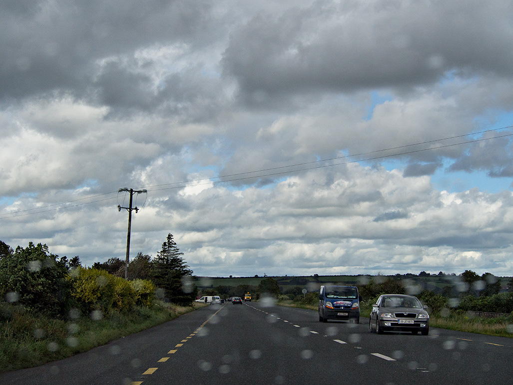 An Irish shower.