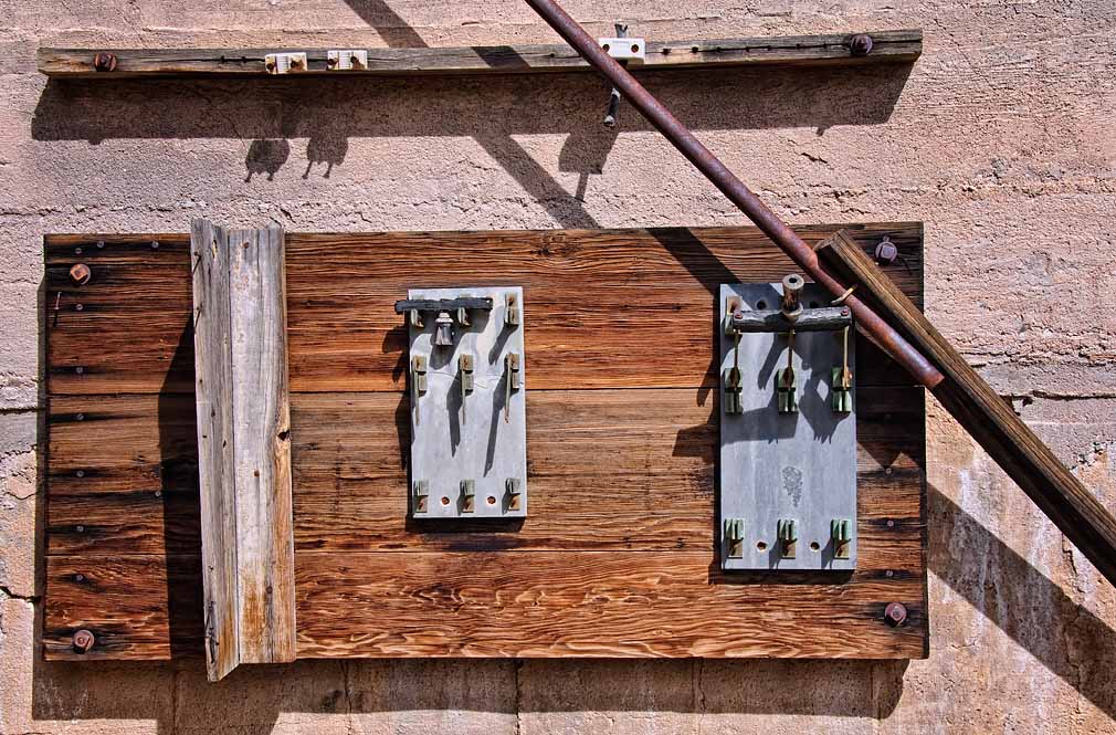 Old switch panel
