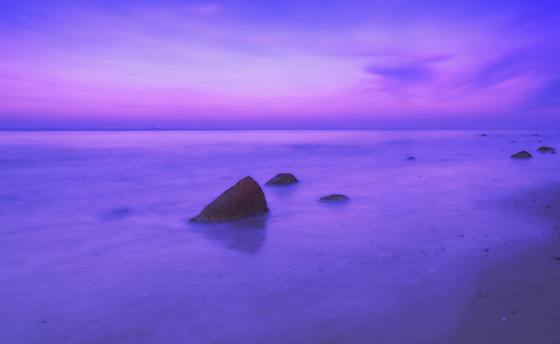 Evening at the beach