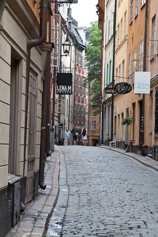 Cobbled street