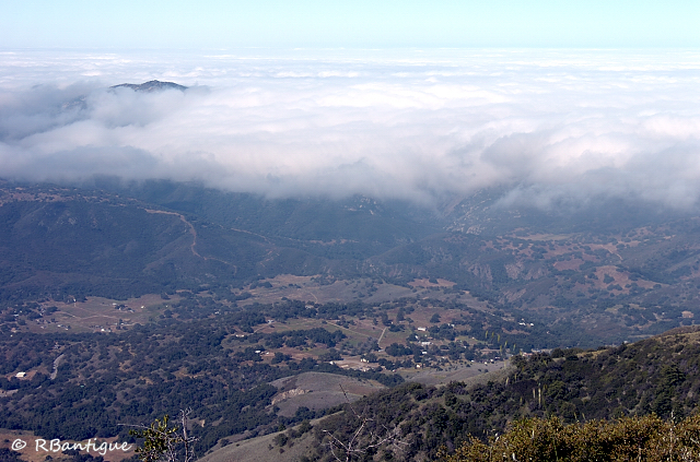 above the clouds on mt. palomar, CA