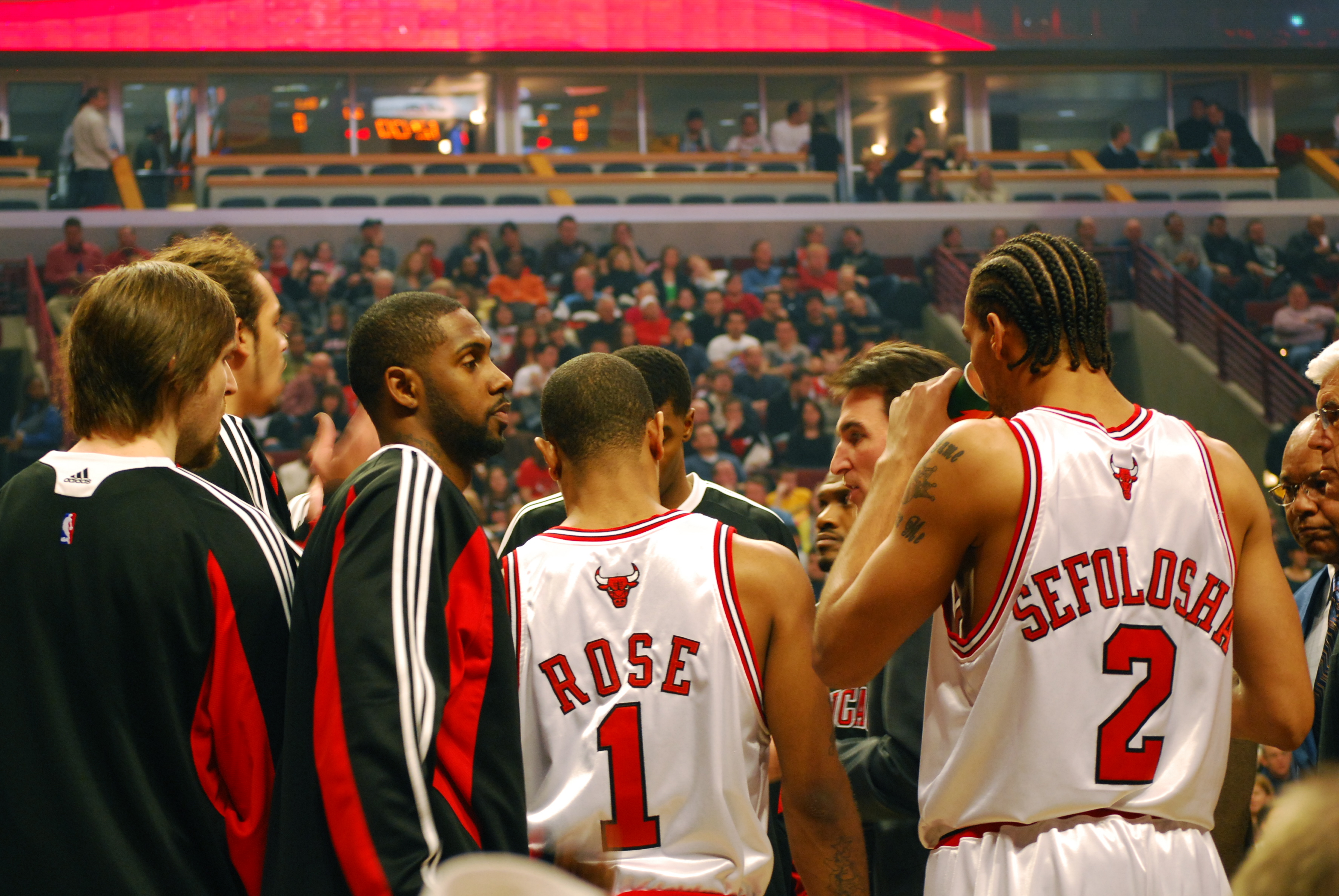 Bulls Huddle