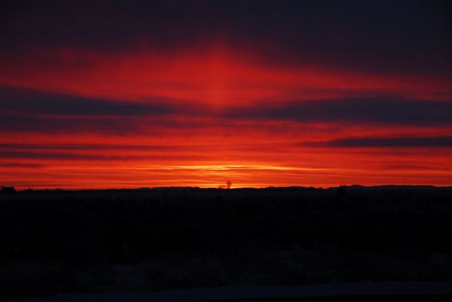 Fire in the sky
