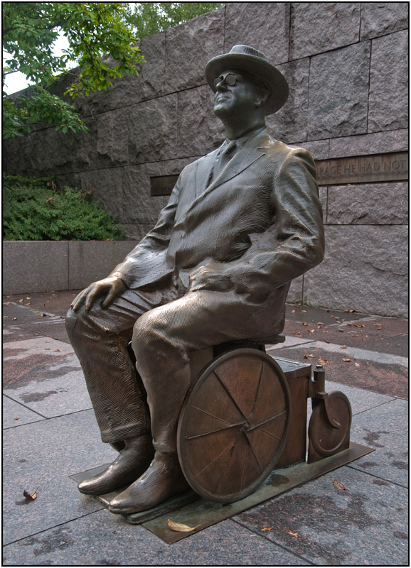 President Roosevelt in his Wheelchair