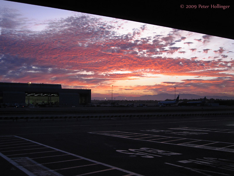 Sunset from LAX