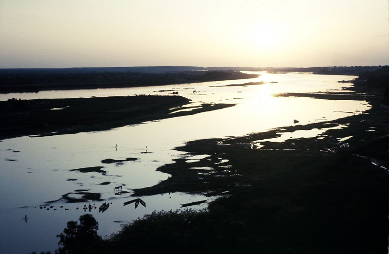 Niger River with Horse