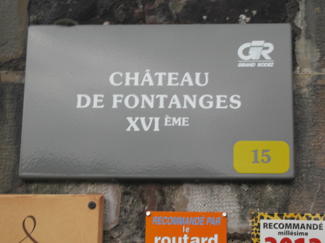 RODEZ   HOTEL  CHATEAU DE   FONTANGES