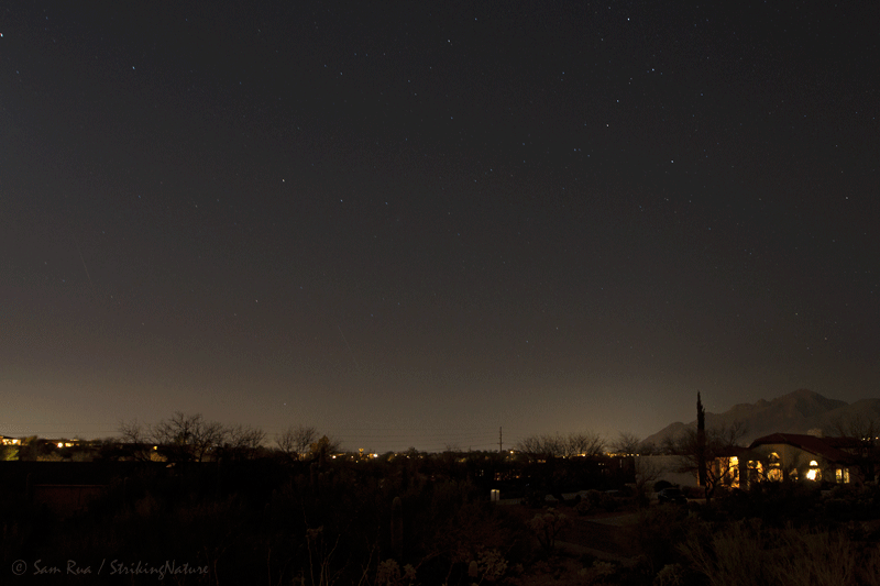 2nd Pass of Space Shuttle over Tucson