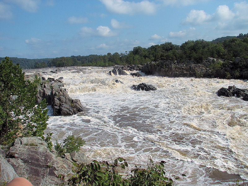 Great Falls - flood stage