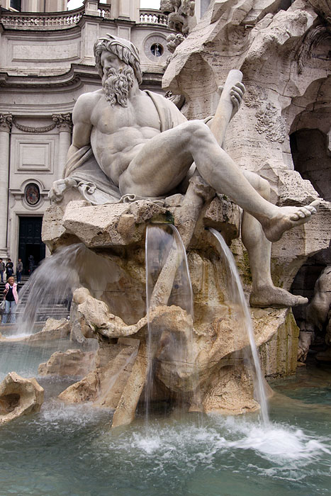 Fontana dei Quattro Fiumi by Bernini, Piazza Navona - Rome