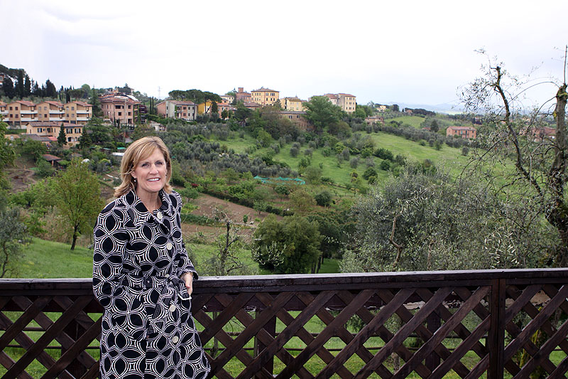 View from Hotel Porta Ramana - Siena