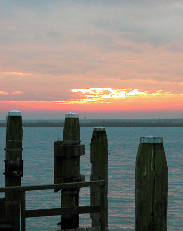 Old Pier at Sunset