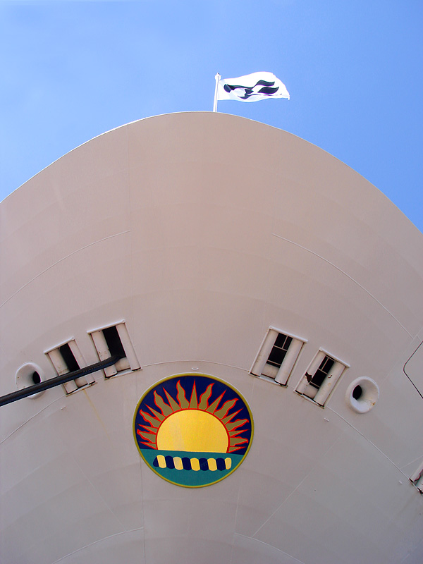 Dawn Princess by a nose