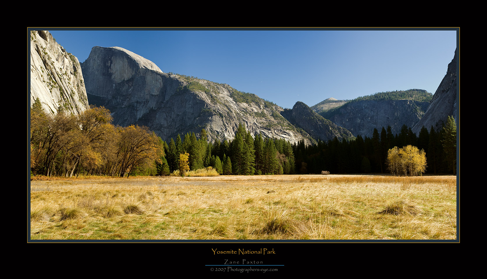 Half Dome Meadow Panorama