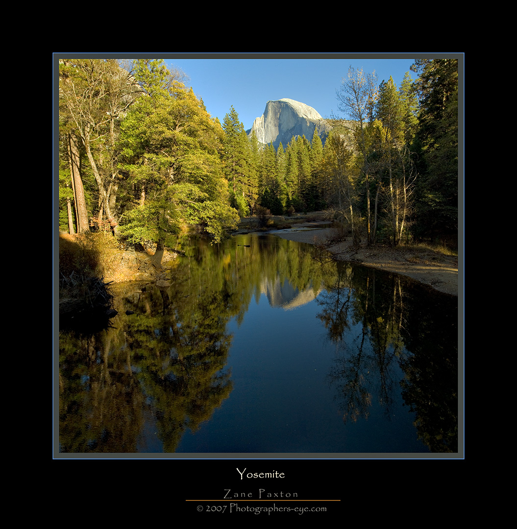 Half Dome over the Merced