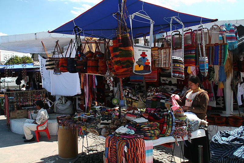 the most famous Indian market in Ecuador is in Otavalo