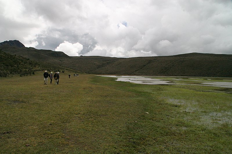 walk around Laguna de Limpiopungo in Cotopaxi National Park at an altitude of 3800 meters!