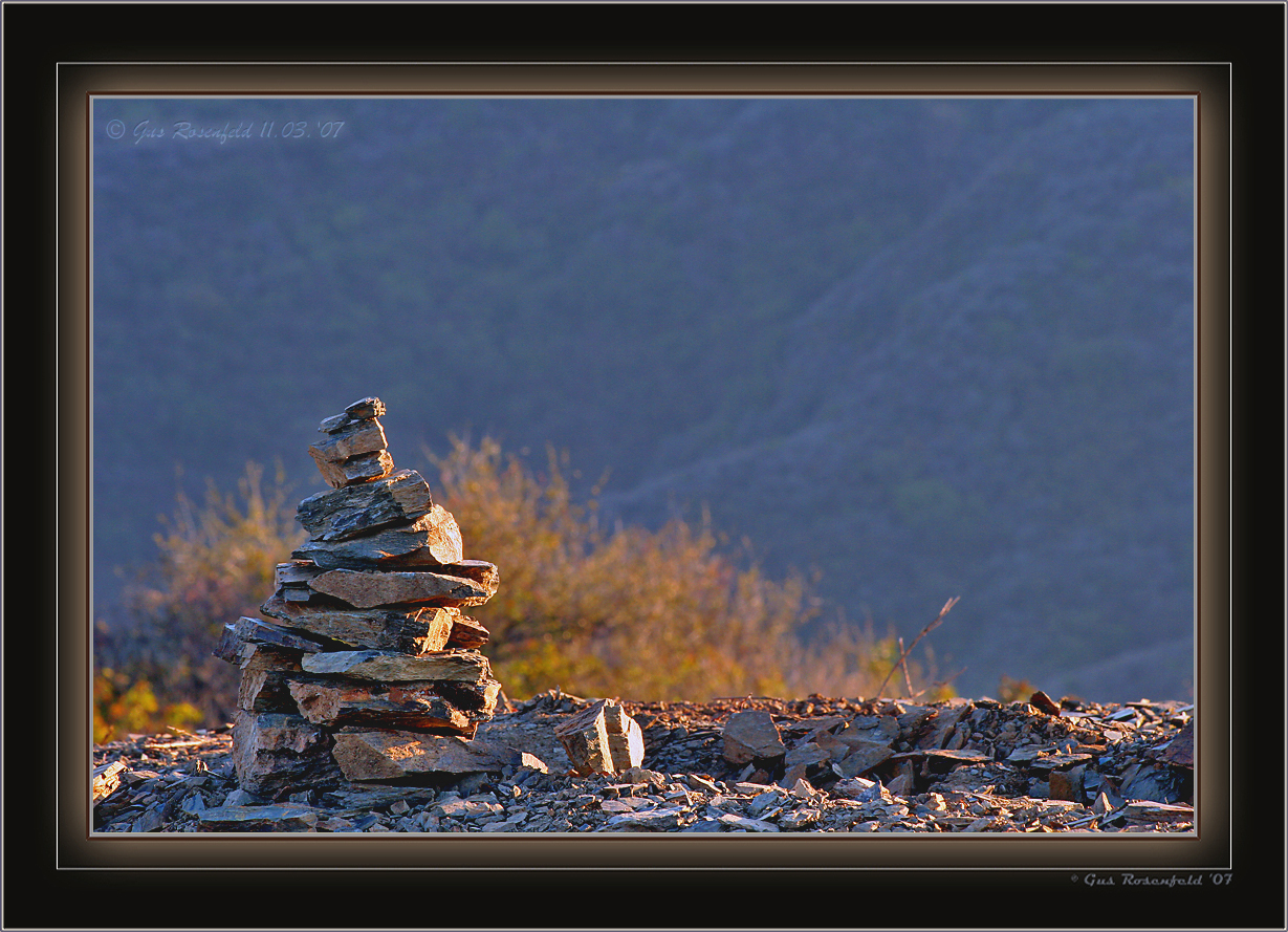 Trail Cairn On Ridge-Line Too