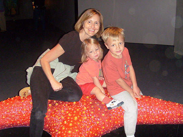 Kids with Aunt Kathy