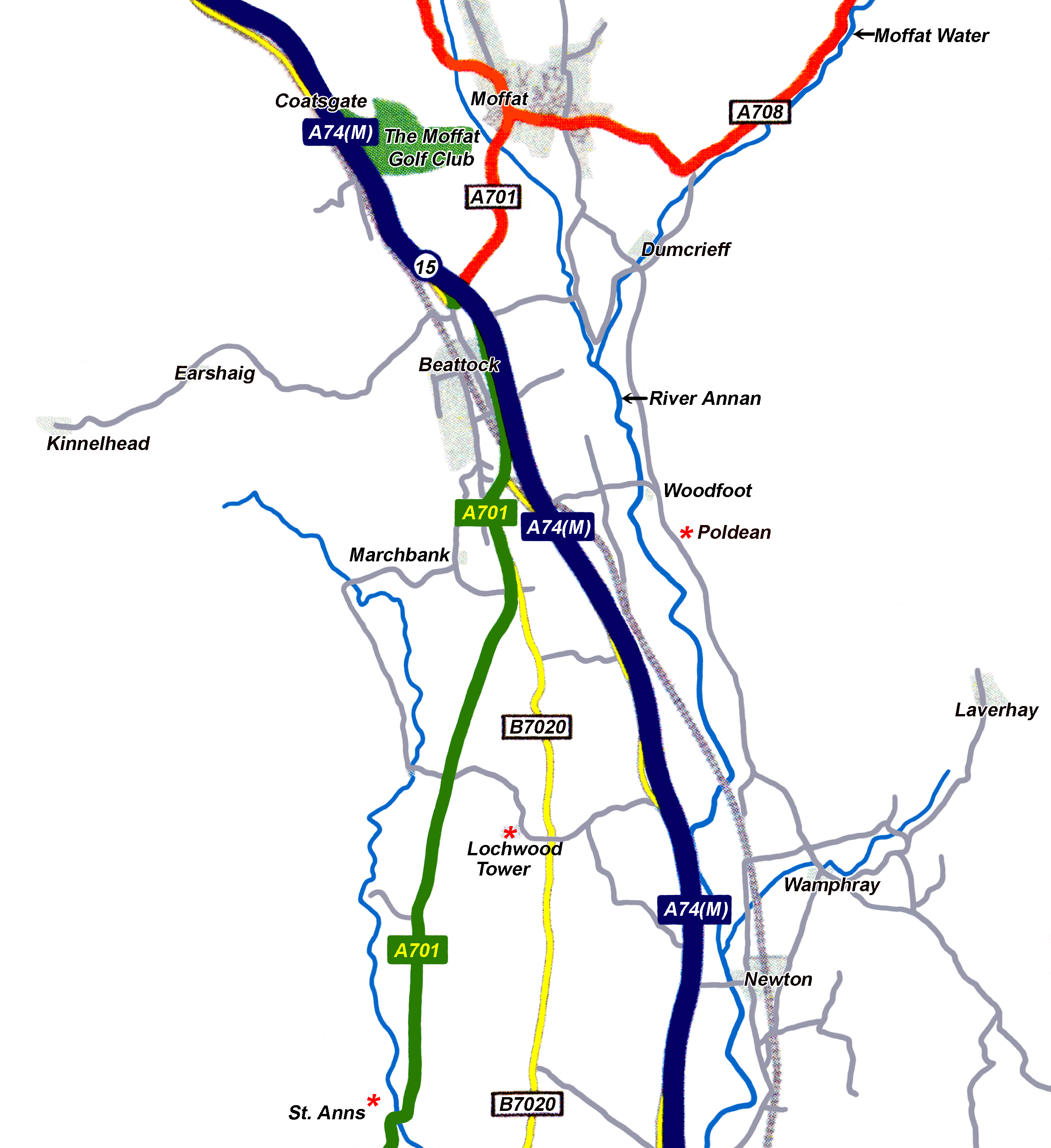 Map - Scotland - Johnston - Historical Locations