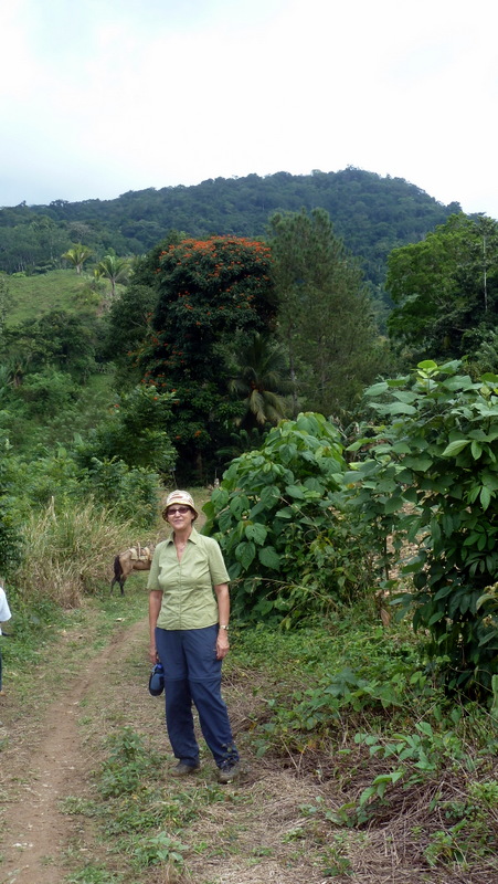 Pauline en route pour le Cerro San Gil
