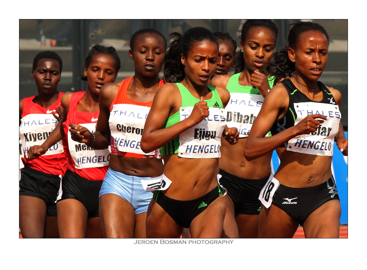 Kiiyeng, Mekasha, Cherono, Ejigu, Dibaba, Defar