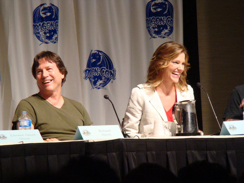 Richard Hatch, Tricia Helfer