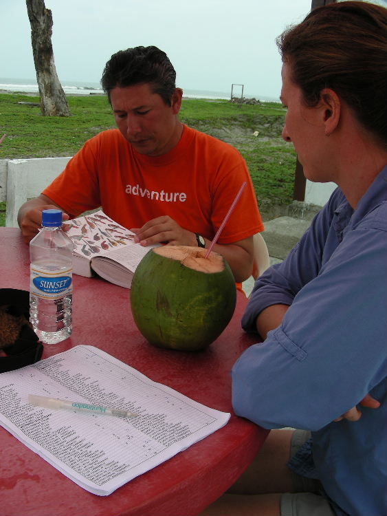 7_2_Robby and Kim tallying up the days birdlist.JPG